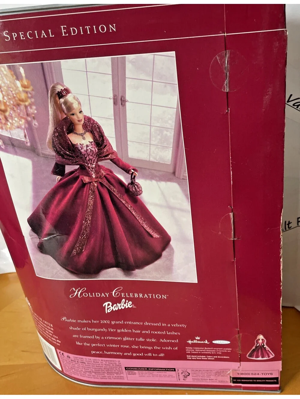 2002 Special Edition Holiday Celebration Barbie Doll Mattel NIB #56209